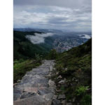 This is a picture I took in Bergen in 2019. This is Bergen from above.