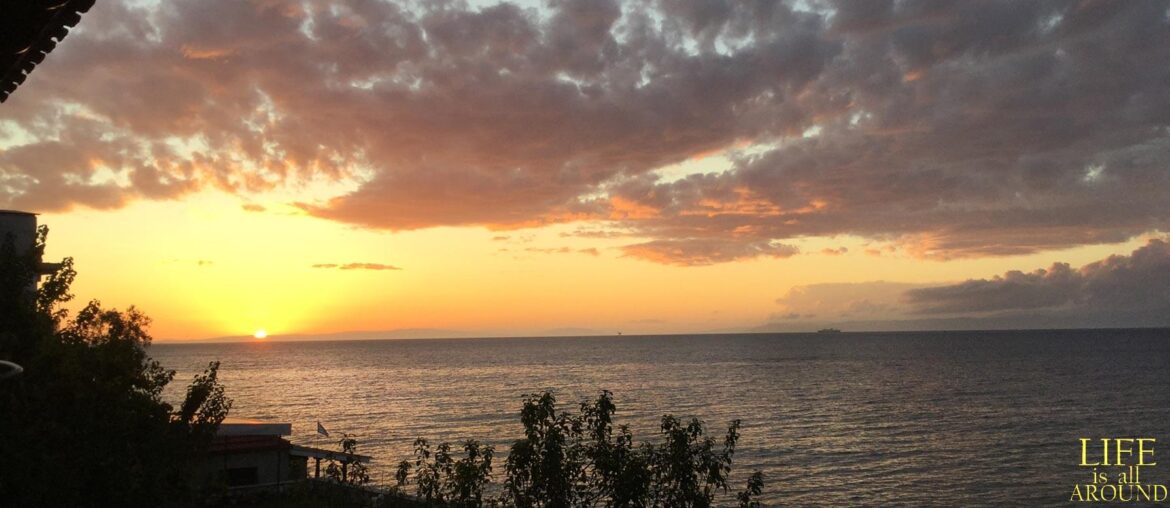 Expectations: get the recipe right expectations matter. This is a photo I took from my family house looking at the sunset in the balcony in 2019. sunset home balcony 2019 thassos