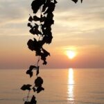 This is a photo of the sunset from Plaka, Thassos during summer 2018